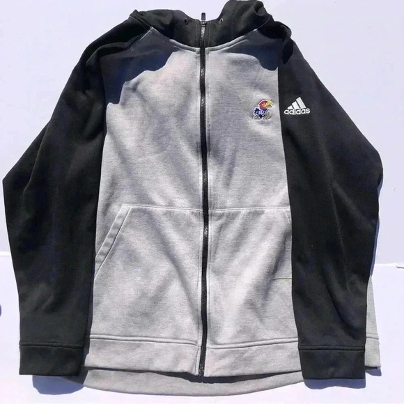 Other - University Of Kansas KU Jayhawks Adidas Climawarm Full Zip Hoodie 3xl